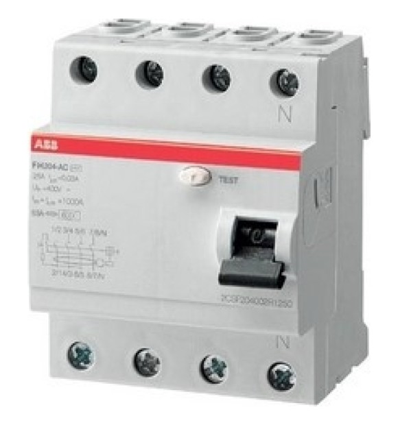 Intrerupator Diferential RCCB 25A 4P 30mA 6kA tip AC