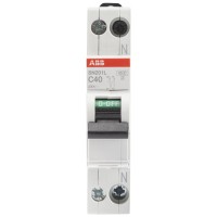 Intrerupator automat 40A 1P+N curba C 4.5kA SN201-L - vedere laterala