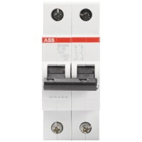 Intrerupator automat 10A 2P curba C 4.5kA SH202-L - detaliu