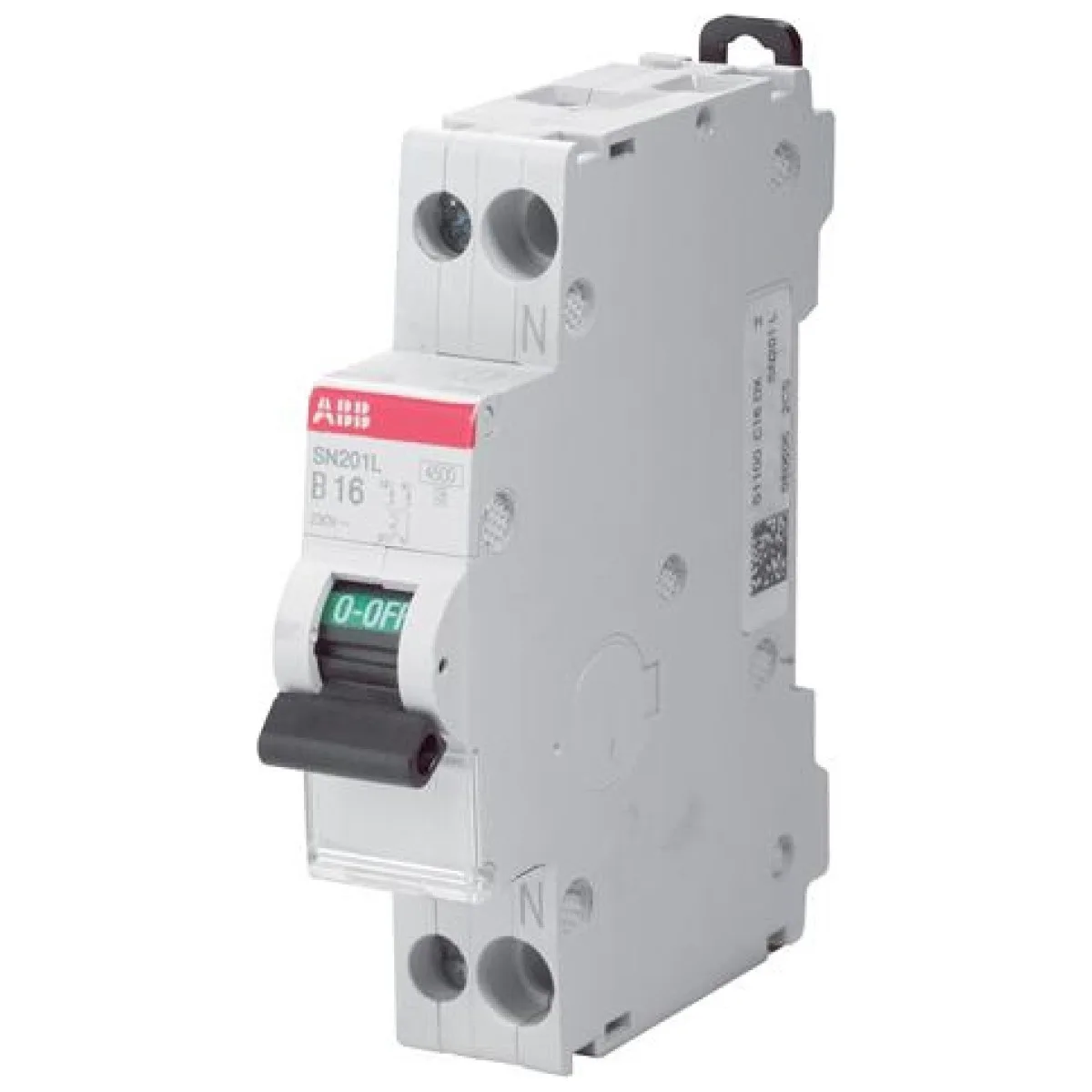 Intrerupator automat 25A 1P+N curba C 4.5kA SN201-L