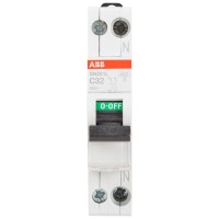 Intrerupator automat 32A 1P+N curba C 4.5kA SN201-L