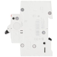 Intrerupator automat 63A 2P curba C 4.5kA SH202-L - vedere laterala