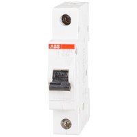 Intrerupator automat 50A 1P curba C 4.5kA SH201-L - vedere laterala