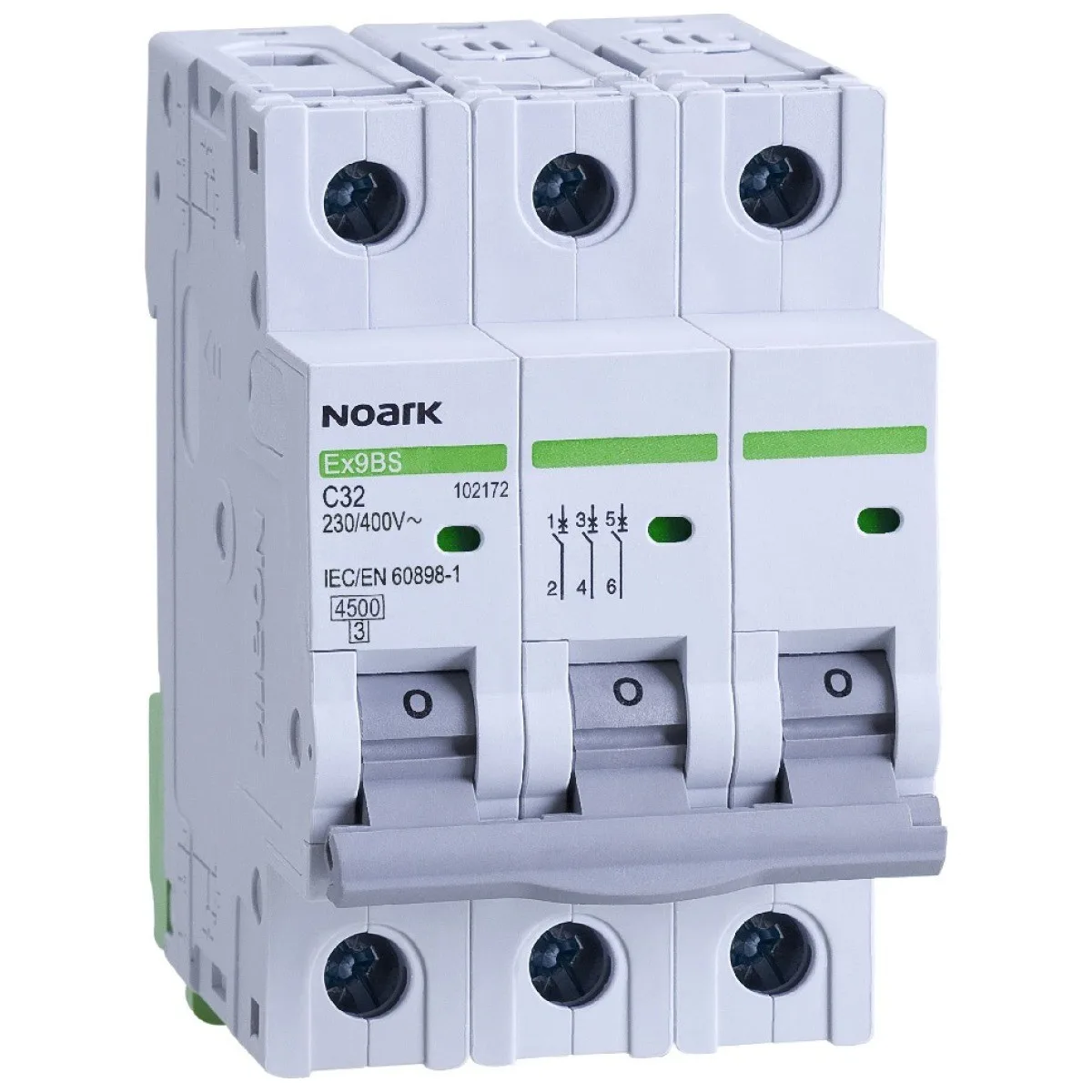 Intrerupator automat 63A 3P curba C 4.5kA Ex9BS - Noark
