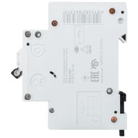 Intrerupator automat 10A 1P curba C 6kA, 1 modul - vedere laterala
