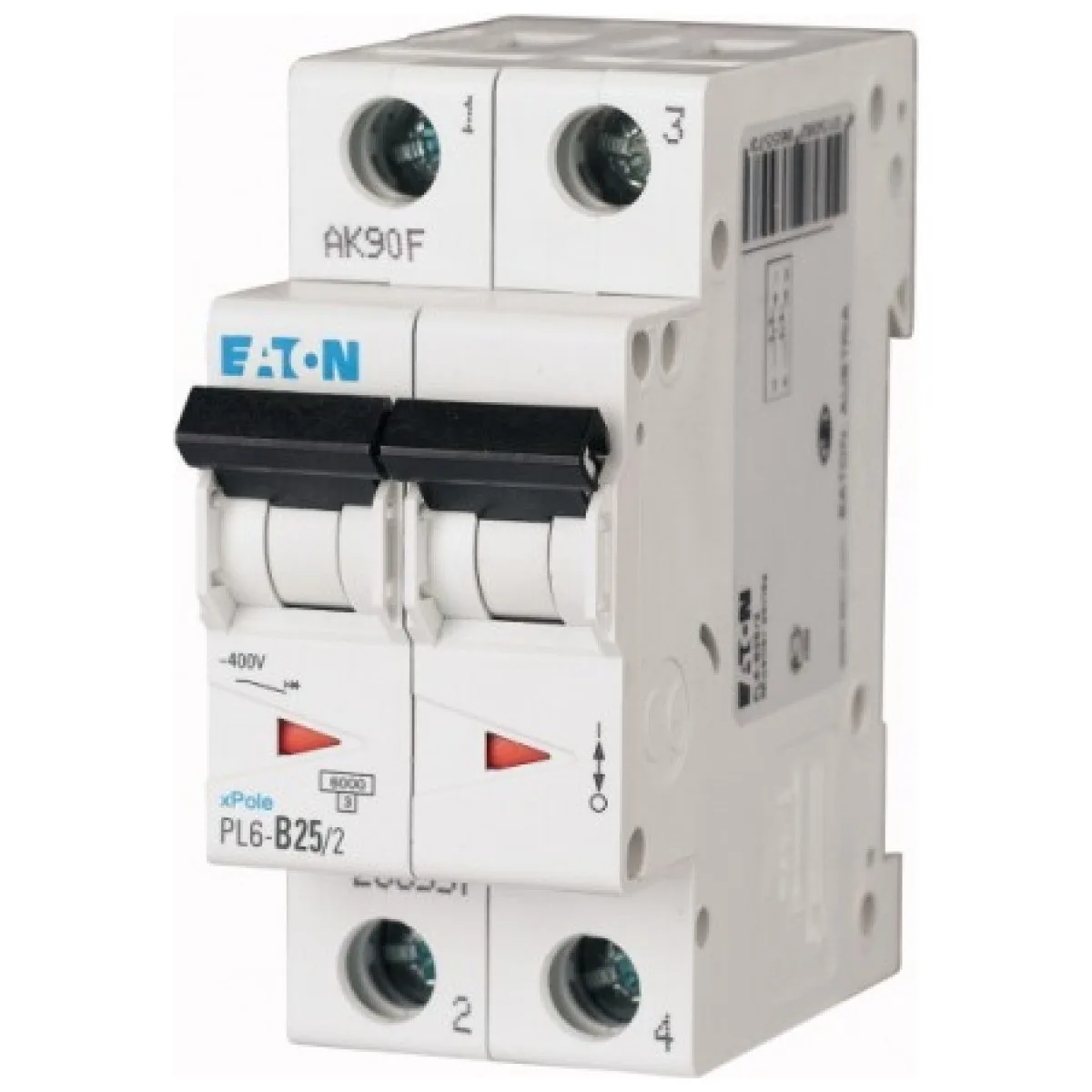 Intrerupator automat 25A 2P curba C 6kA - MCB bipolar