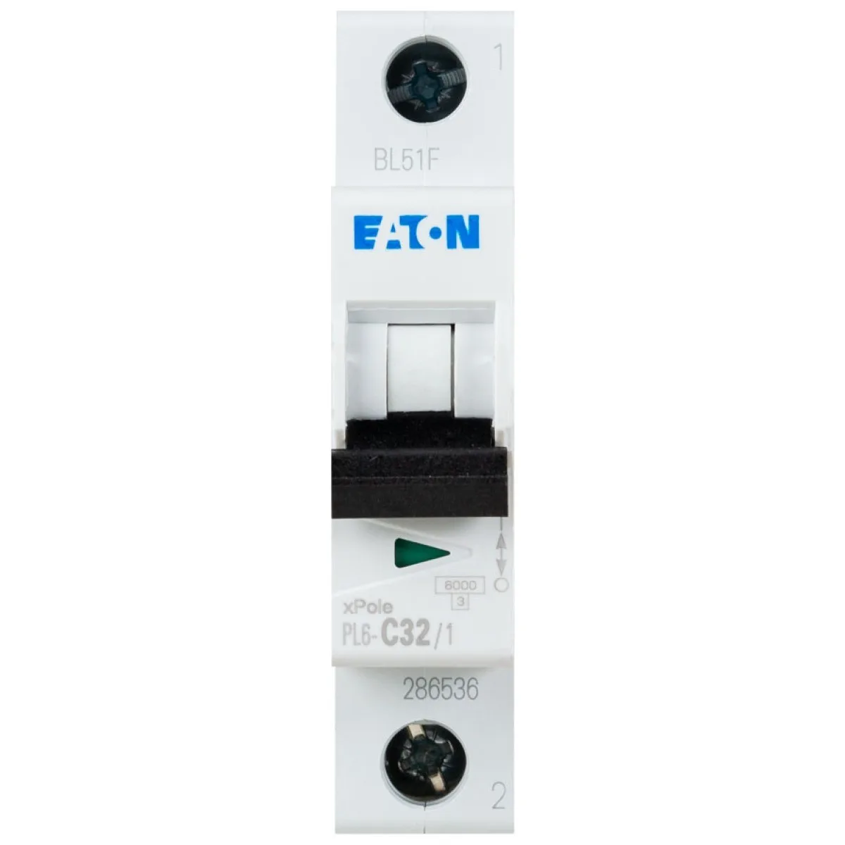 Intrerupator automat 32A 1P curba C 6kA, mono, Eaton