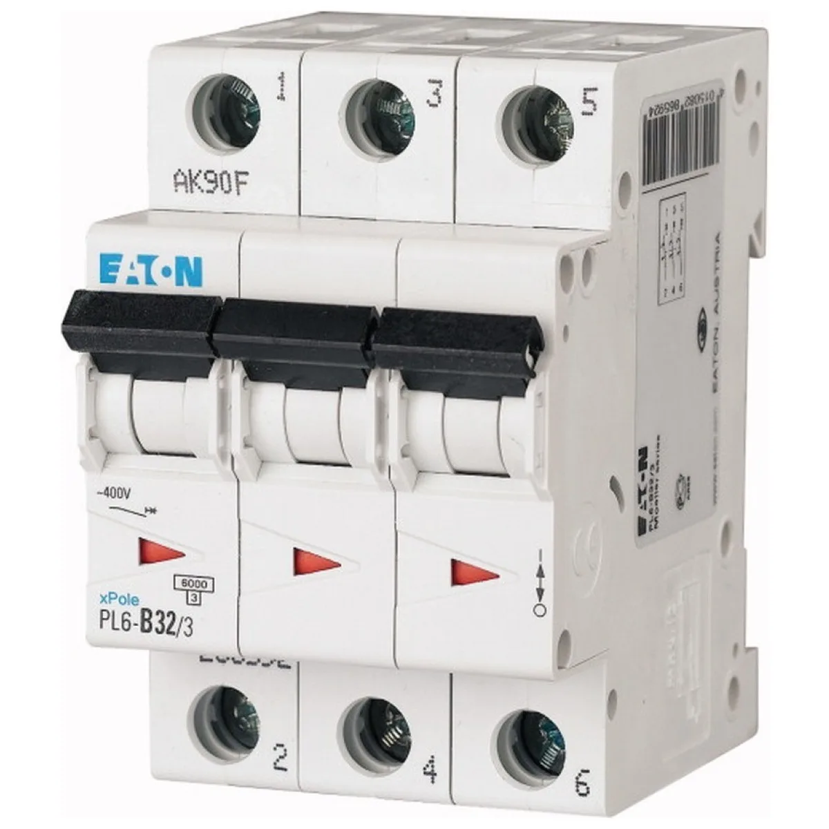 Intrerupator automat 32A 3P curba C 6kA, trifazat