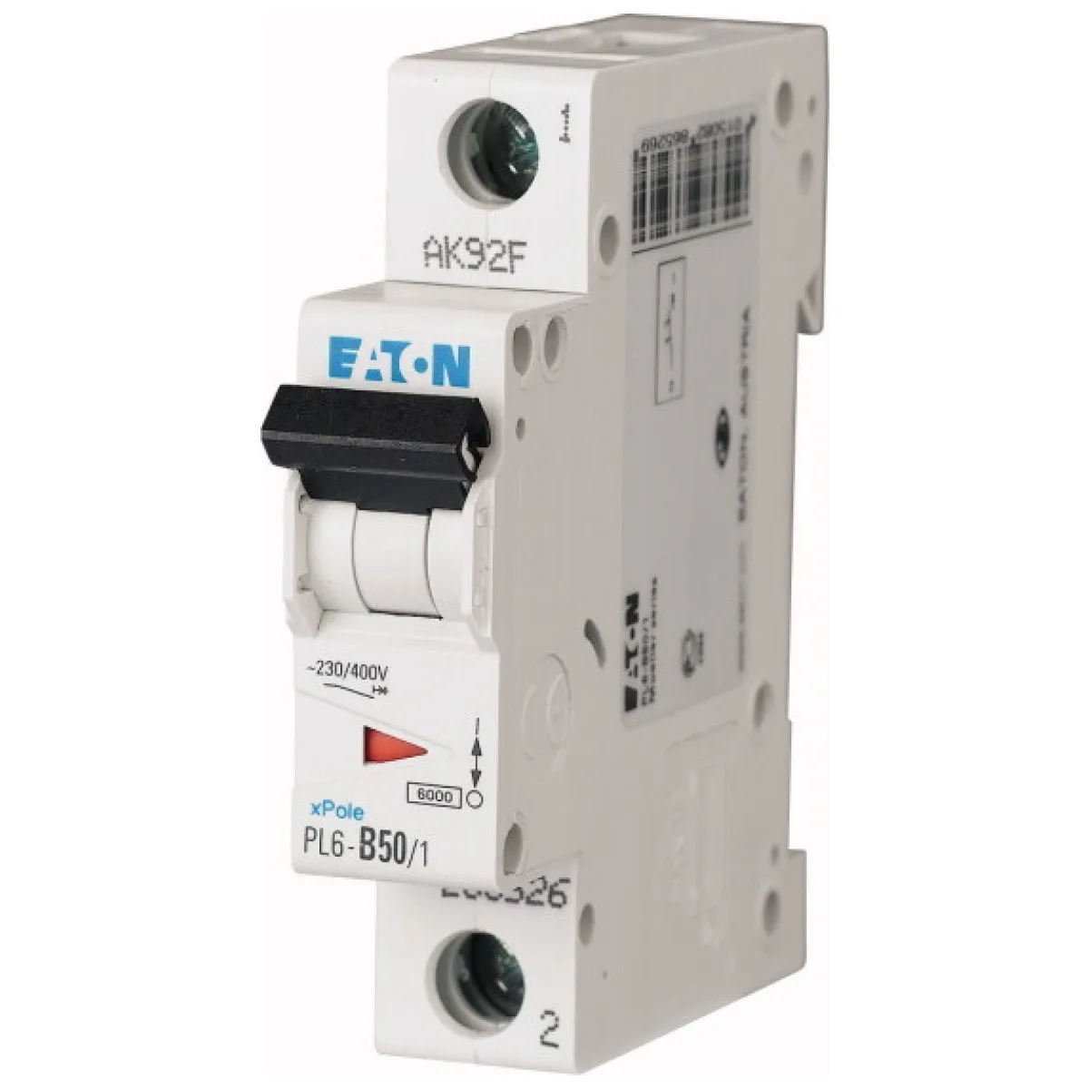 Intrerupator automat 50A 1P curba C 6kA, monopolar MCB