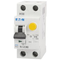 Intrerupator diferential RCBO 16A 1P+N curba C 30mA 6kA PFL6 - ambalaj