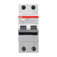 Intrerupator diferential RCBO 10A 1P+N curba C 6kA 30mA DSH201 - vedere laterala