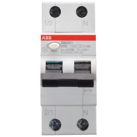Intrerupator diferential RCBO 10A 1P+N curba C 6kA 30mA DSH201 - ambalaj
