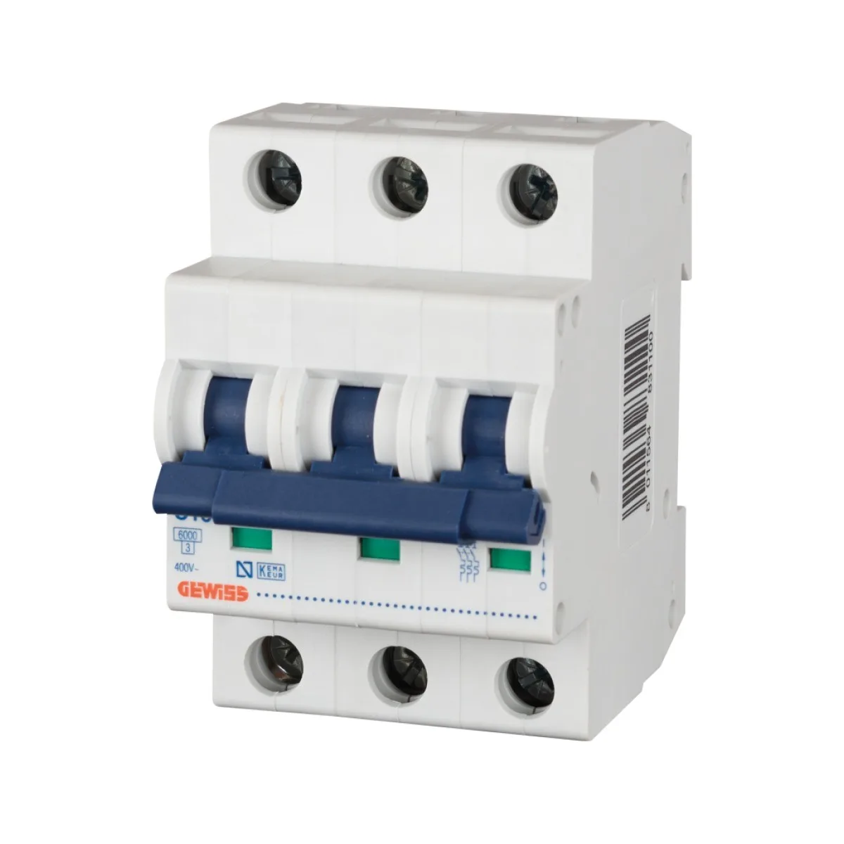 Intrerupator automat 20A 3P curba C 6kA - Gewiss GW91568
