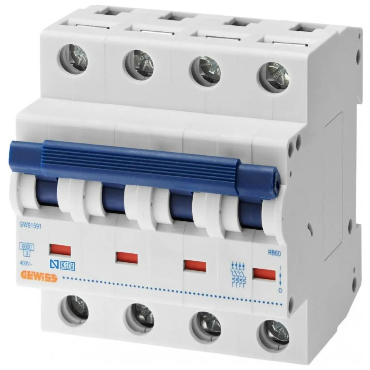 Intrerupator automat 20A 4P curba C 6kA - Gewiss