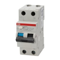 Intrerupator Diferential RCBO 40A 1P+N curba C 30mA 6kA - vedere laterala