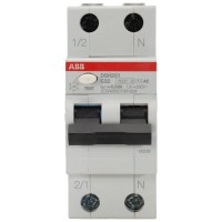 Intrerupator diferential RCBO 32A 1P+N curba C 30mA 6kA Abb DSH201 - imagine 6