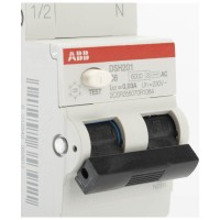 Intrerupator Diferential RCBO 6A 1P+N C 6kA 30mA DSH201 - ambalaj