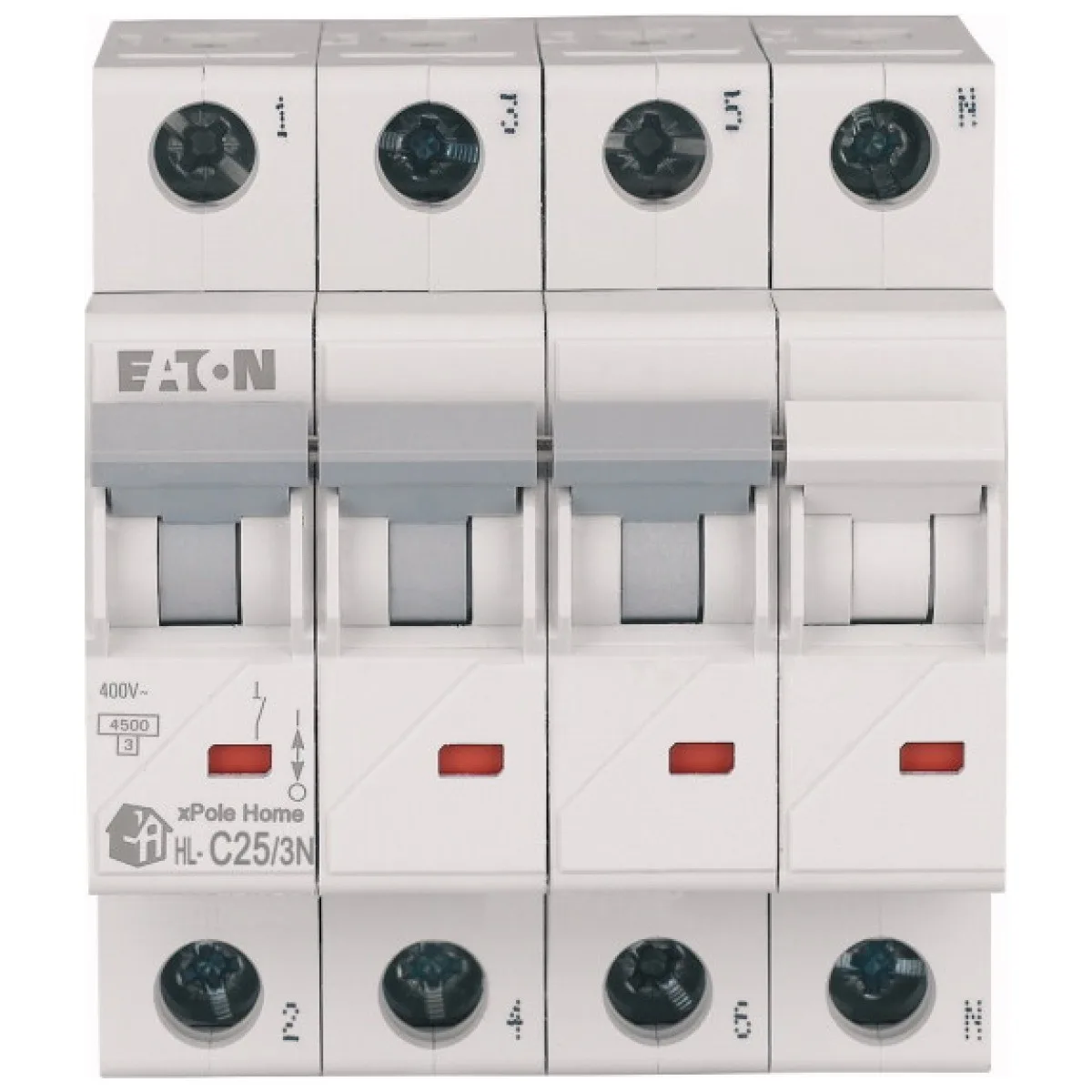 Intrerupator automat 25A 3P+N curba C 4.5kA xPole Home