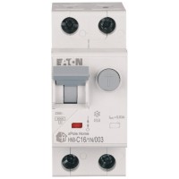Intrerupator diferential RCBO 16A 1P+N curba C 30mA 6kA - detaliu