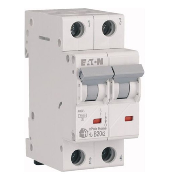 Intrerupator automat 2P 20A curba B 4.5kA xPole Home Eaton