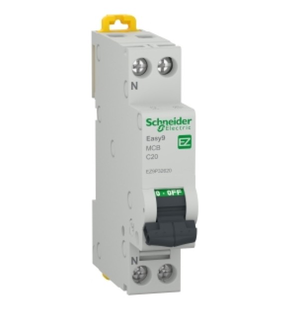 Intrerupator automat 20A 1P+N curba C 4.5kA Schneider