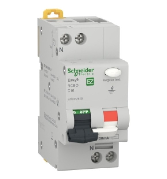 Diferential RCBO 16A 1P+N curba C 30mA 4.5kA, 1 modul