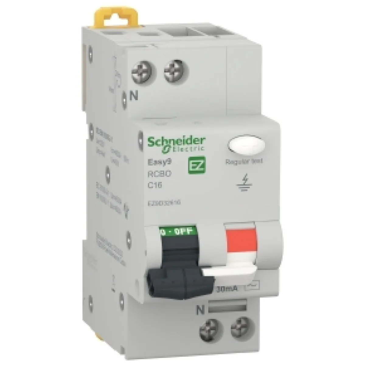 Diferential RCBO 16A 1P+N curba C 30mA 4.5kA, 1 modul