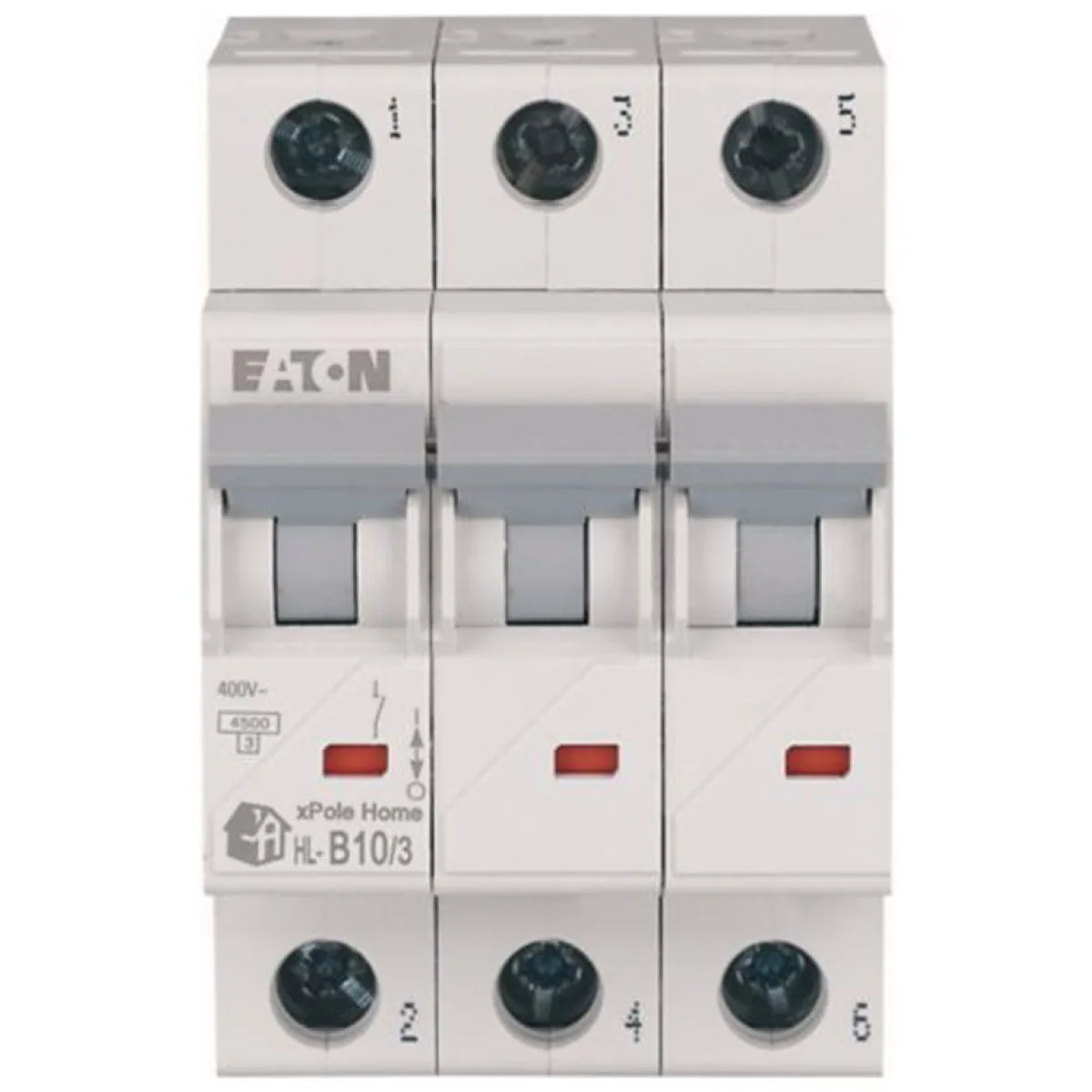 Intrerupator automat 3P 10A curba B 4.5kA xPole Home - Eaton