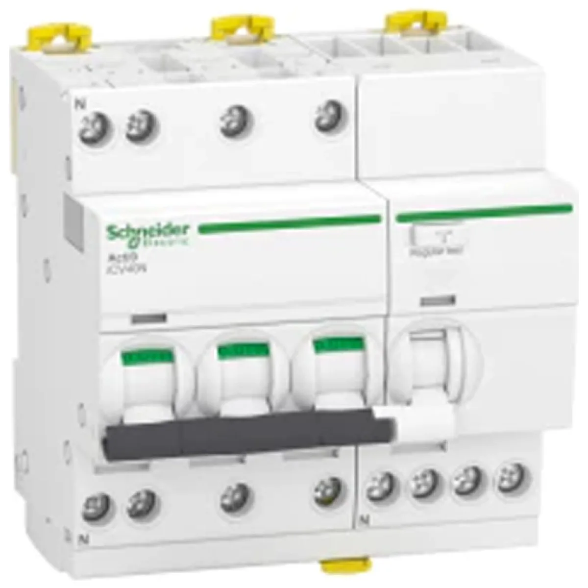Intrerupator diferential RCBO 32A 3P+N curba C 30mA tip A 6kA