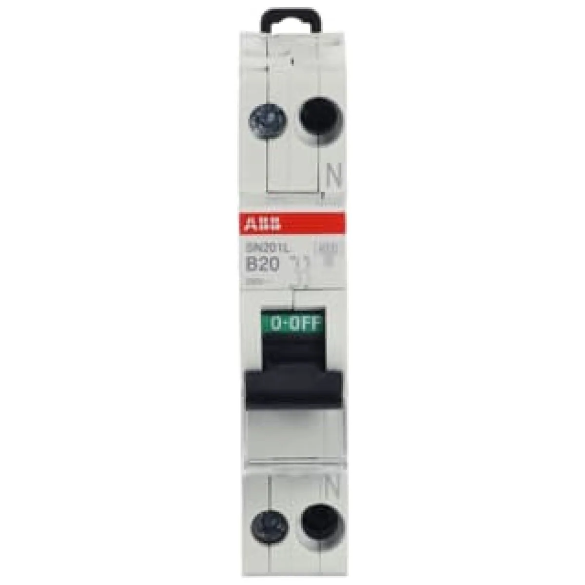 Intrerupator automat 20A 1P+N curba B 4.5kA SN201-L