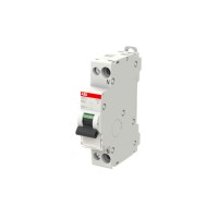 Intrerupator automat 1P+N 32A curba B 4.5kA SN201-L - vedere laterala