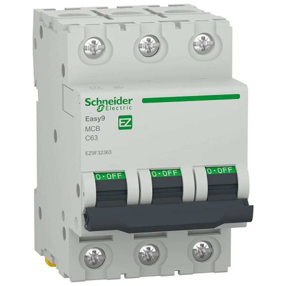 Intrerupator automat 3P 63A curba C 4.5kA, 3 module - Schneider