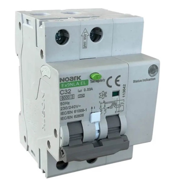 Detector arc electric AFDD 10A 2P curba C 30mA tip A, Noark