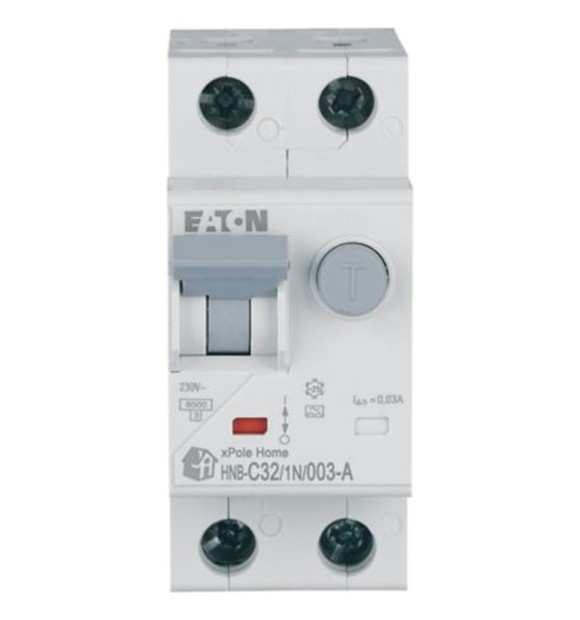 Diferential RCBO 1P+N 32A 30mA curba C 6kA xPole Home