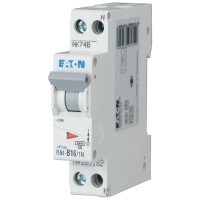 Intrerupator automat 16A 1P+N curba C 4.5kA - Eaton HLN - detaliu