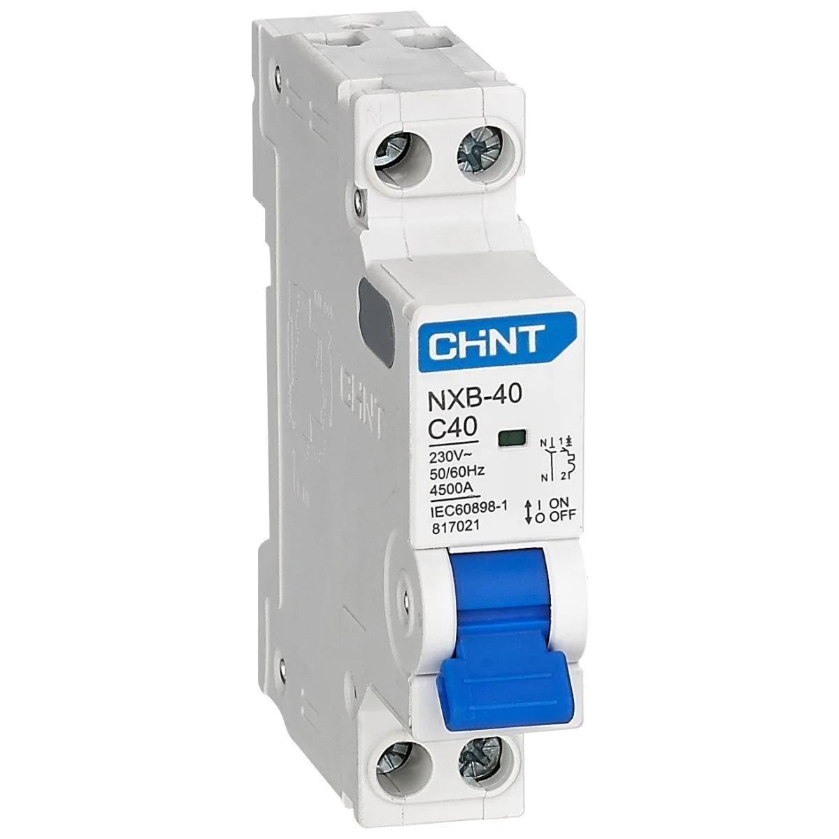 Intrerupator automat 16A 1P+N curba C 4.5kA, 1 modul - Chint