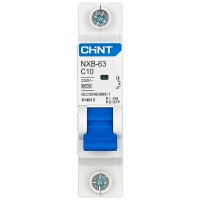 Intrerupator automat 10A 1P, curba C, 6kA - Chint - detaliu