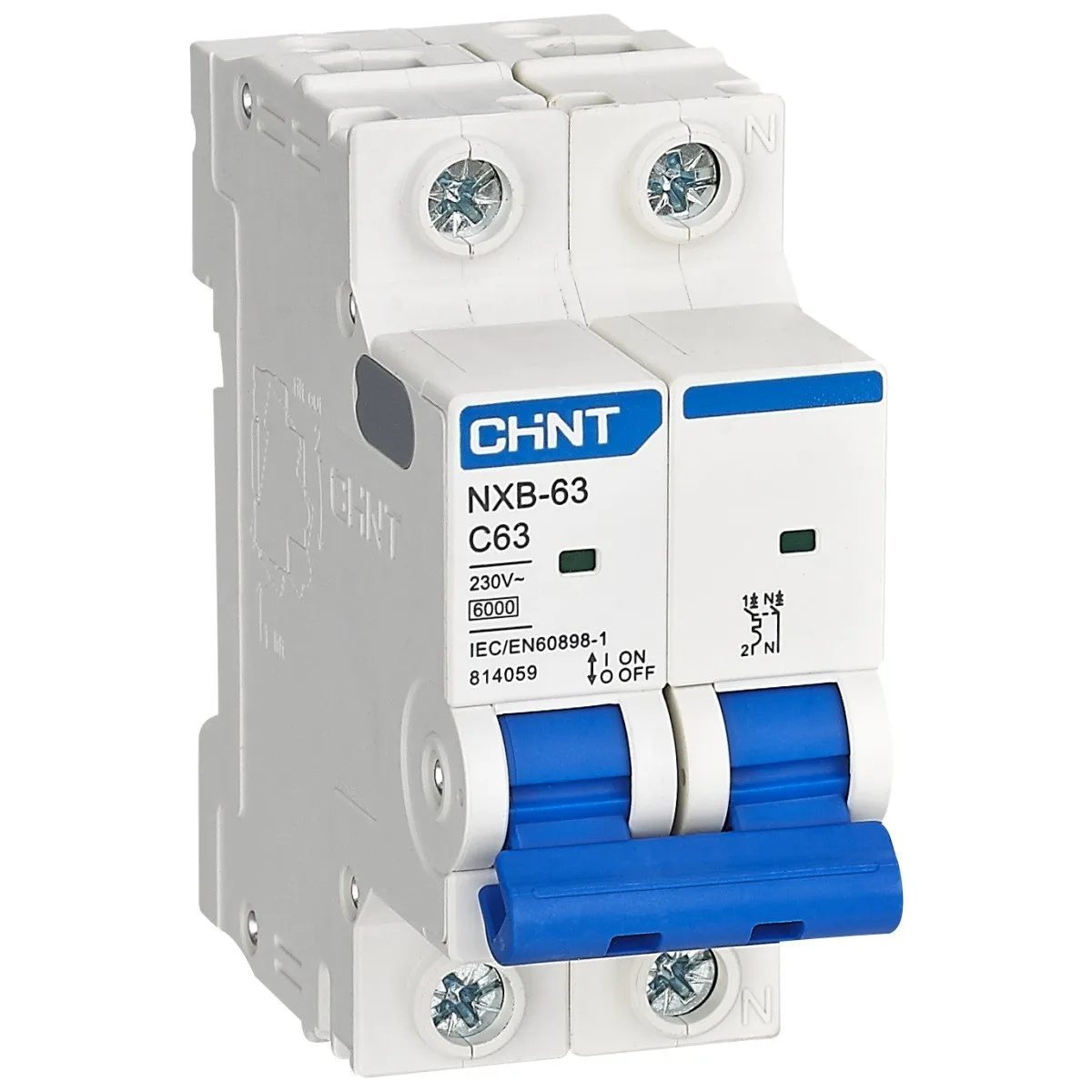 Intrerupator automat 25A 2P curba C 6kA - Chint