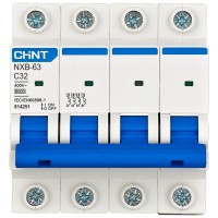 Intrerupator automat 32A 4P curba C 6kA, 4 module - Chint - detaliu