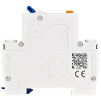Intrerupator diferential RCBO 10A 1P+N curba C 30mA tip AC, Chint - detaliu