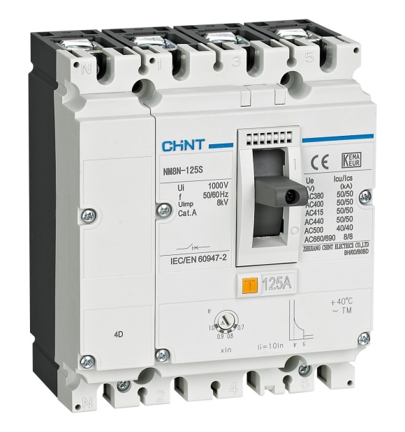 Intrerupator automat USOL 125A 3P 36kA, trifazat - Chint