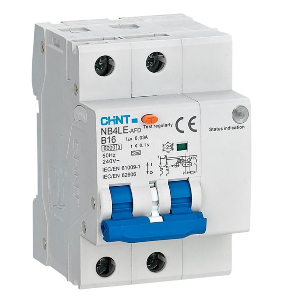 Detector arc electric AFDD 16A 2P curba B 30mA, Chint