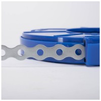 Banda Perforata 12x0.7mm cu Gauri M5, Otel Zincat, Rola 10m - detaliu