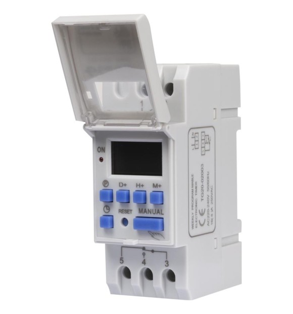 Programator de tensiune HPT-15 pe sina DIN, monitorizare retea