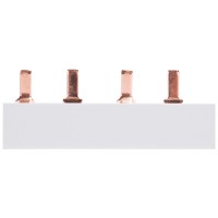 Bara Pieptene Pin Bipolara P+N 63A 1m pentru Tablou Electric - detaliu