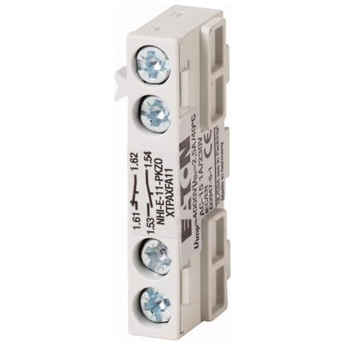 Contact auxiliar frontal NHI-E-11-PKZ0, 1NO+1NC, pentru disjunctoare motor PKZ