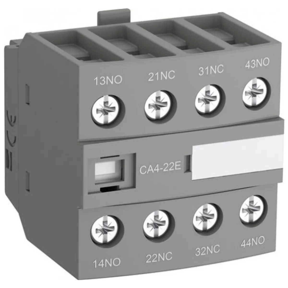 Bloc Contact Auxiliar Frontal CA4-22E, 2NO+2NC, montaj snap-on