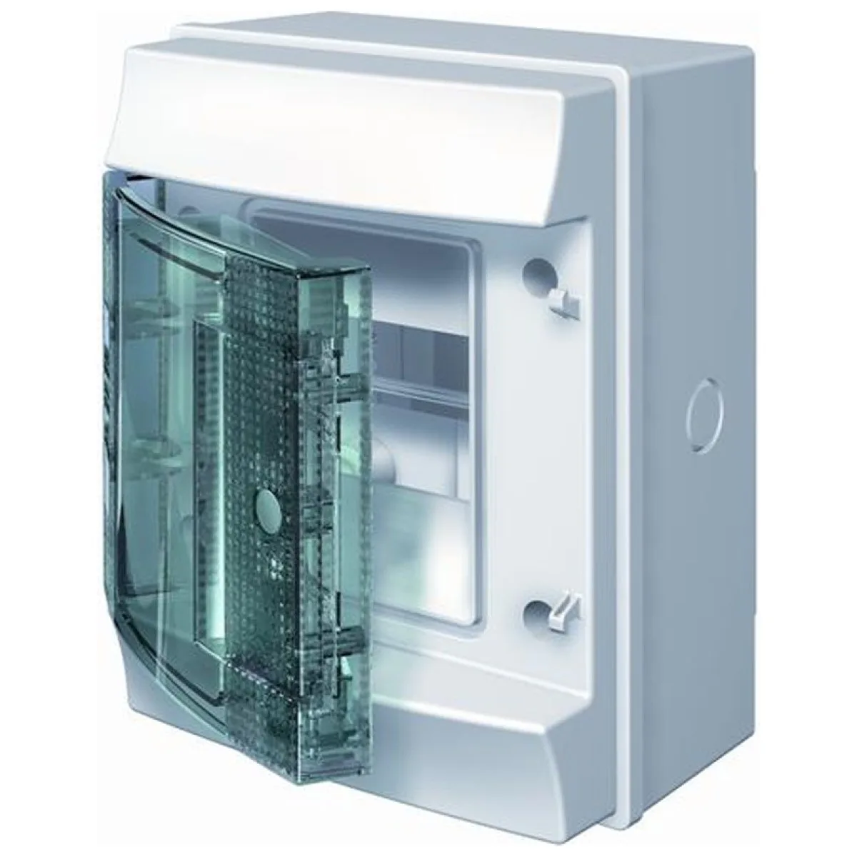 Tablou Electric ABB 4 Module IP65 Plastic, Usa Transparenta, Aparent