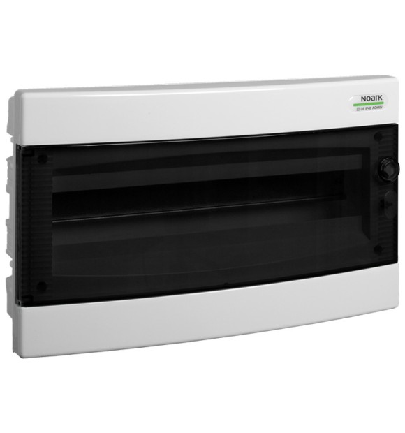 Tablou electric incastrat 18 module 1 rand IP40 usa transparenta PNF 18T