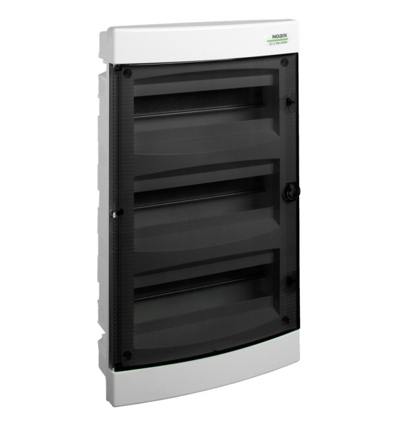 Tablou electric incastrat 36 module (3 randuri) IP40 usa transparenta PNF 36T